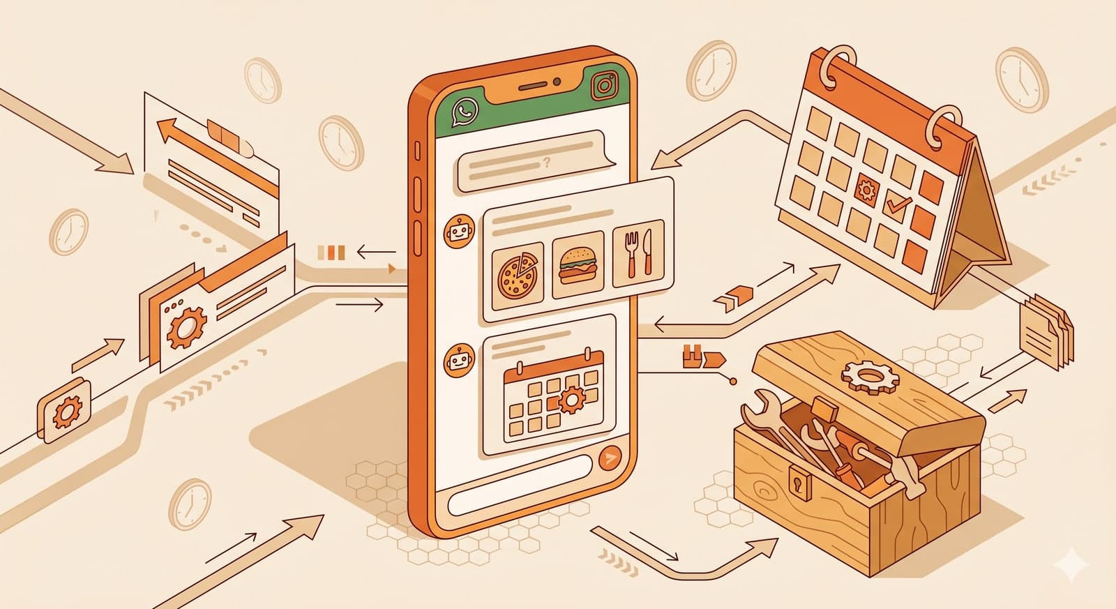 Agent IA pour restaurant : commandes 24h/24 sur WhatsApp et Instagram