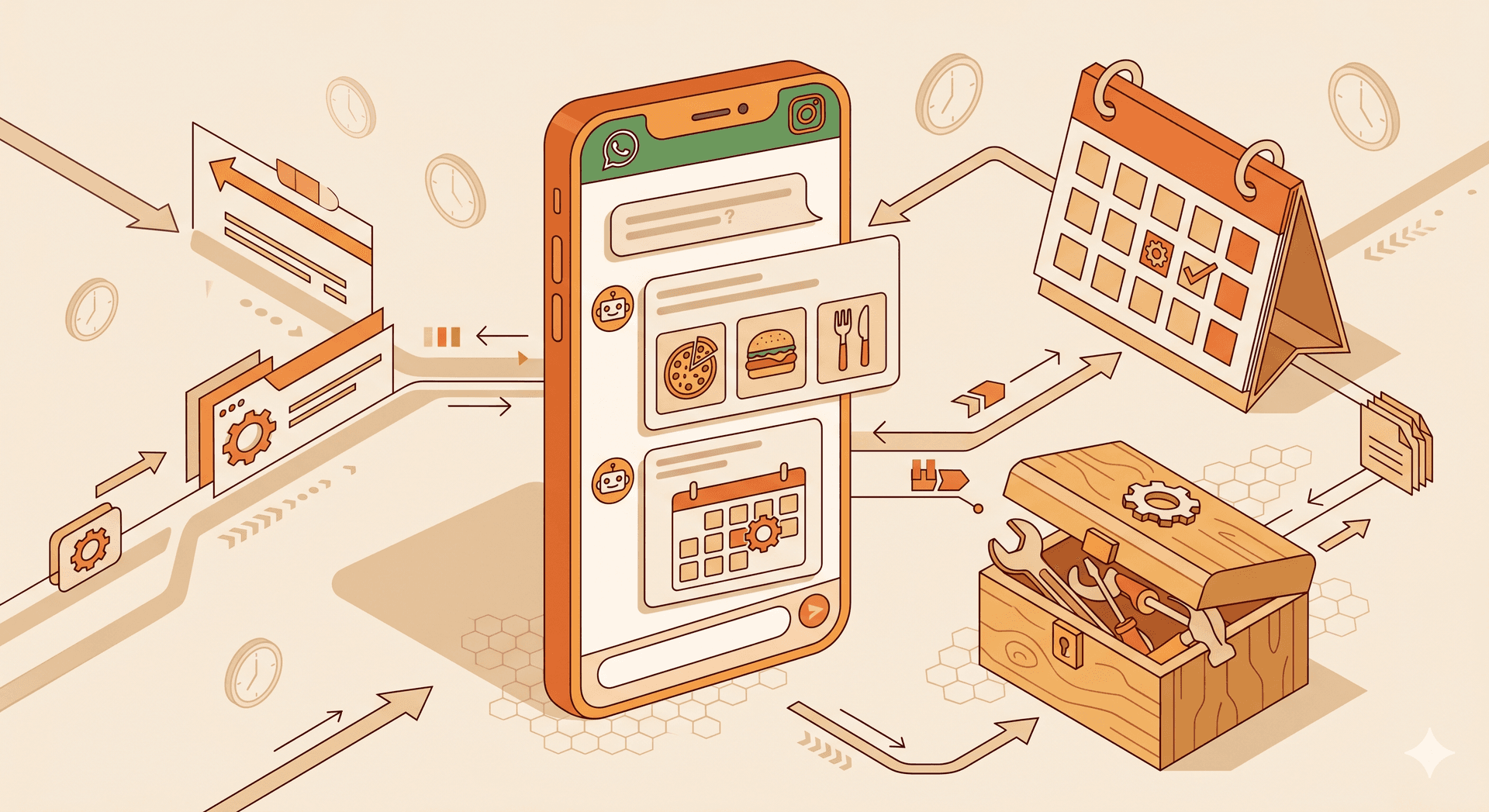 Agent IA pour restaurant : commandes 24h/24 sur WhatsApp et Instagram