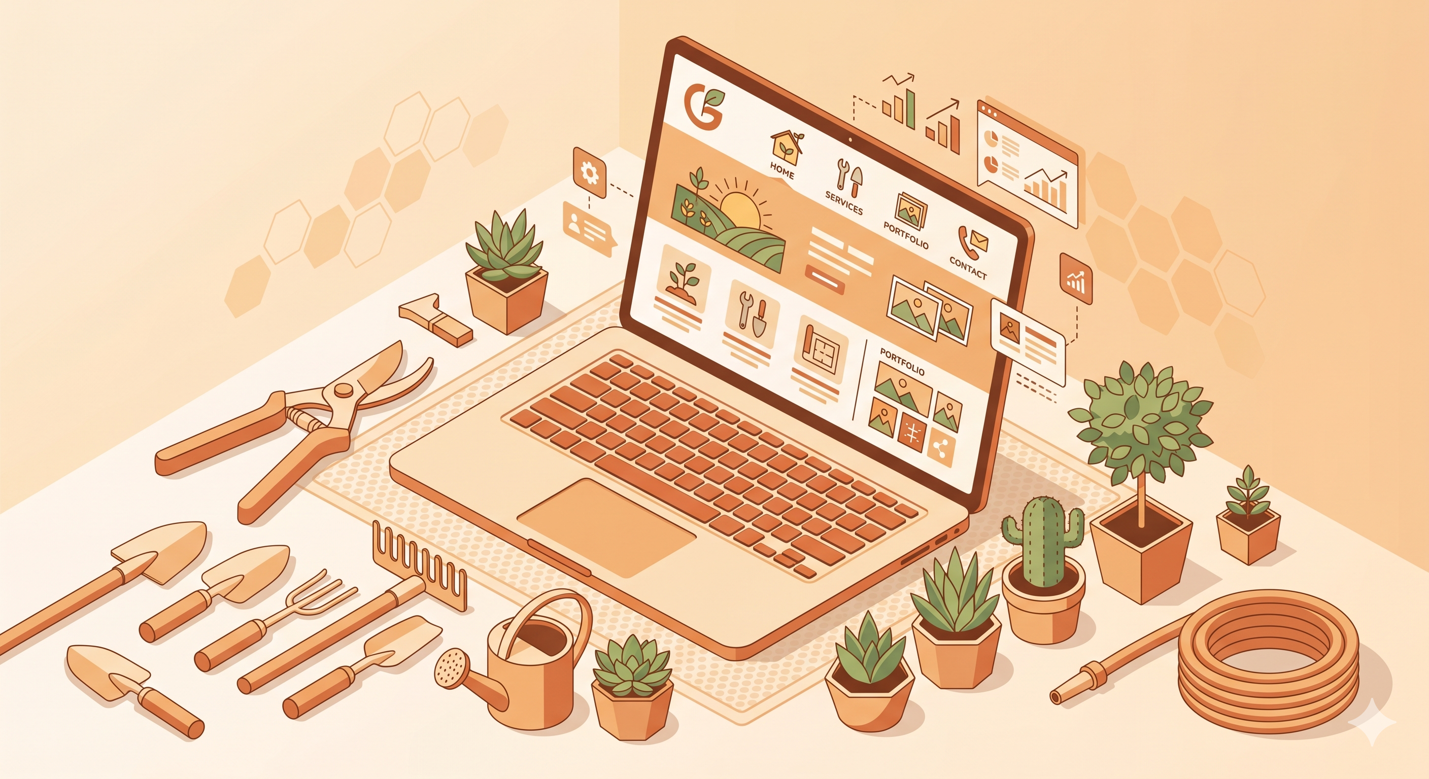 Site internet pour jardinier : trouver des clients toute l'année